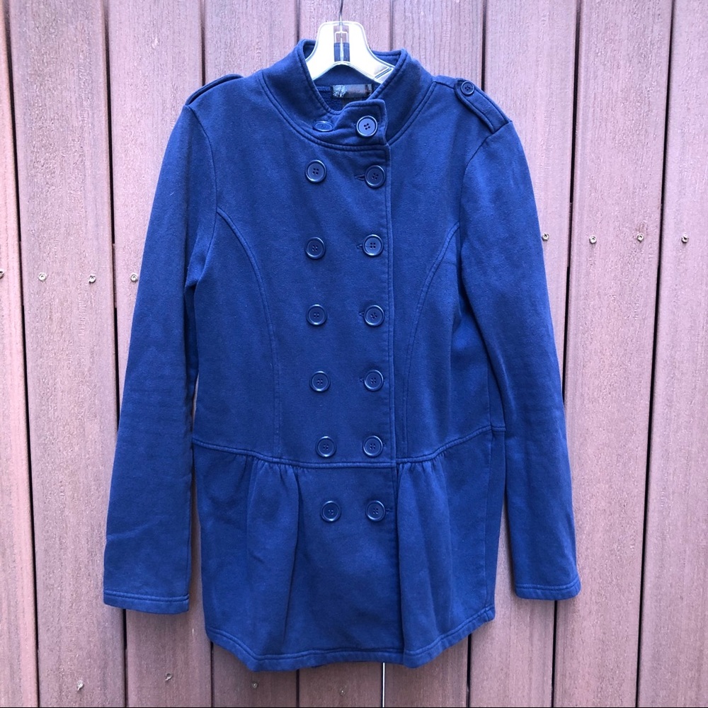 JJ BASICS blue pea coat